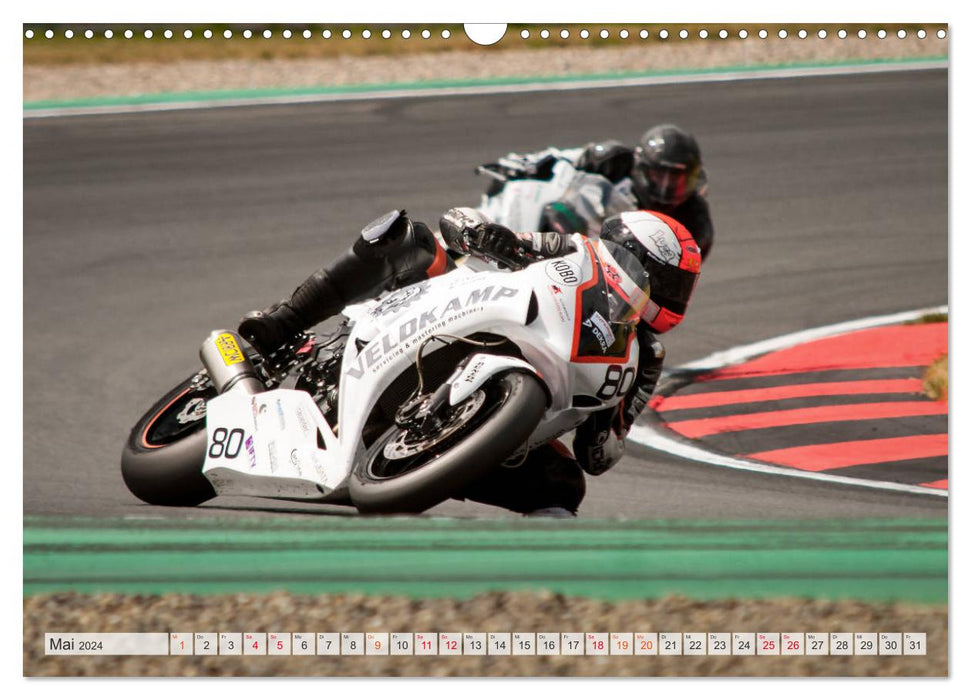Motorrad Rennsport (CALVENDO Wandkalender 2024)