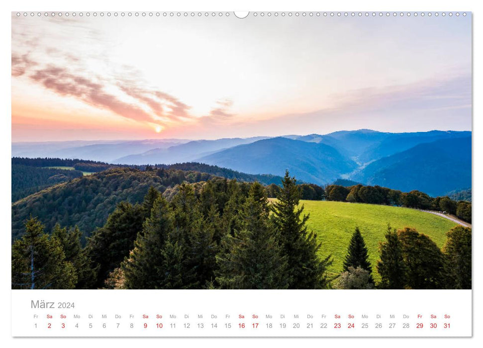 Der Schwarzwald Impressionen (CALVENDO Premium Wandkalender 2024)