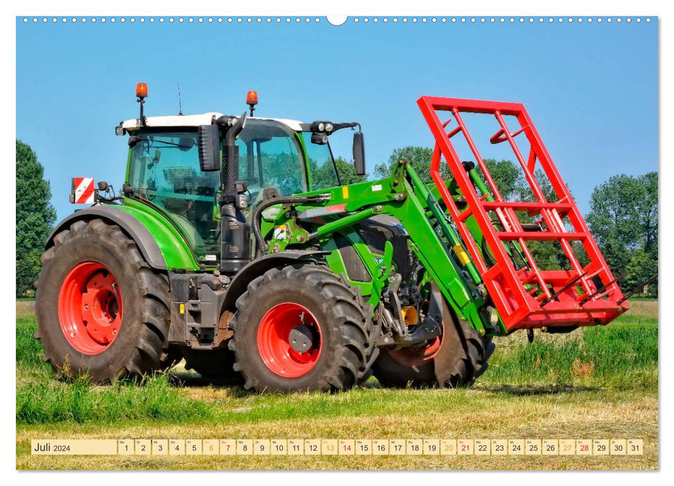 Traktoren - Giganten in der Landwirtschaft (CALVENDO Premium Wandkalender 2024)
