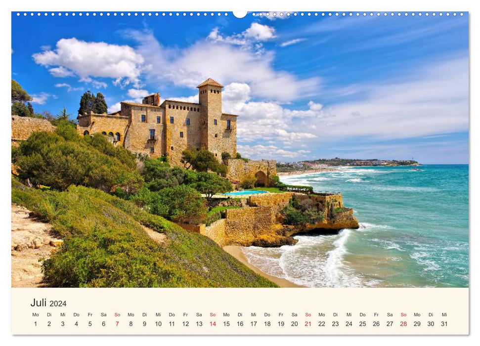Costa Dorada - Die Goldene Küste Spaniens (CALVENDO Premium Wandkalender 2024)
