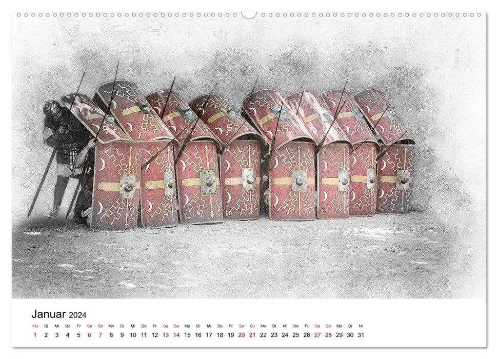 Zur Zeit der römischen Legion (CALVENDO Premium Wandkalender 2024)