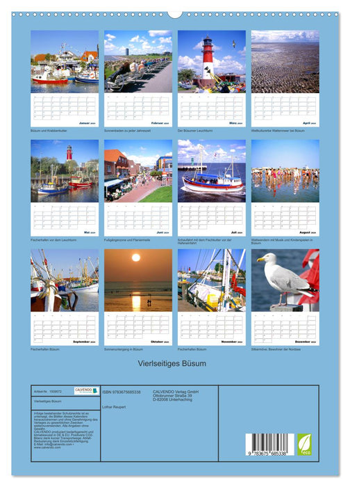 Vielseitiges Büsum (CALVENDO Premium Wandkalender 2024)