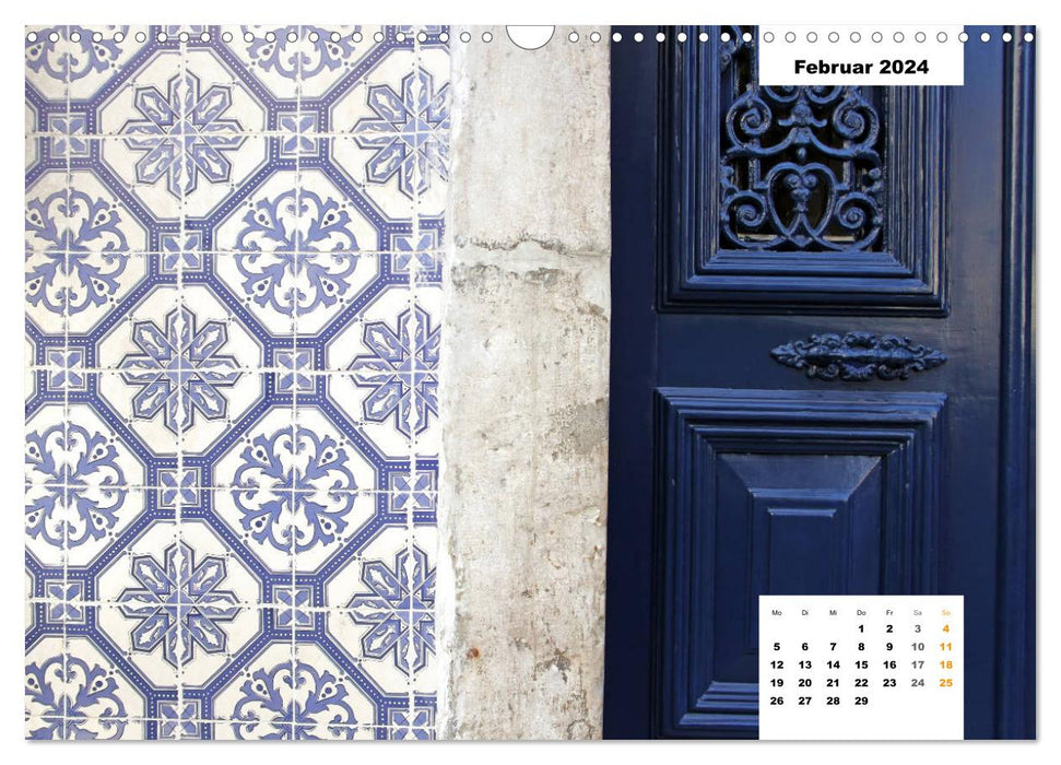 Lissabons Azulejos (CALVENDO Wandkalender 2024)