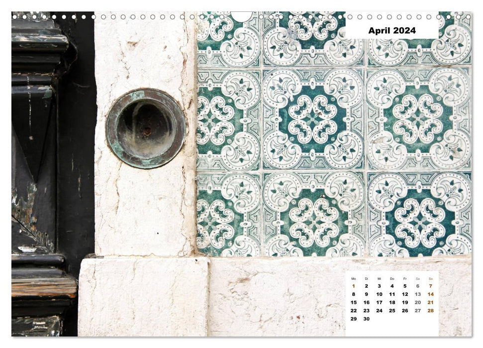 Lissabons Azulejos (CALVENDO Wandkalender 2024)