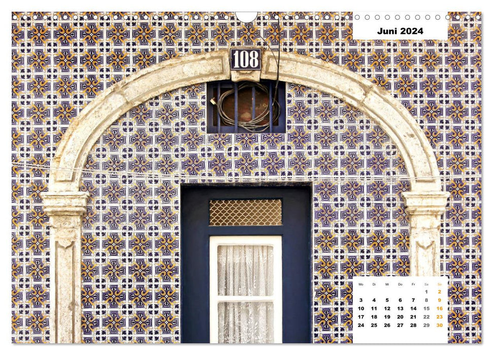 Lissabons Azulejos (CALVENDO Wandkalender 2024)