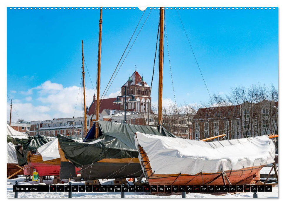 Greifswald, Bilder einer Stadt (CALVENDO Wandkalender 2024)