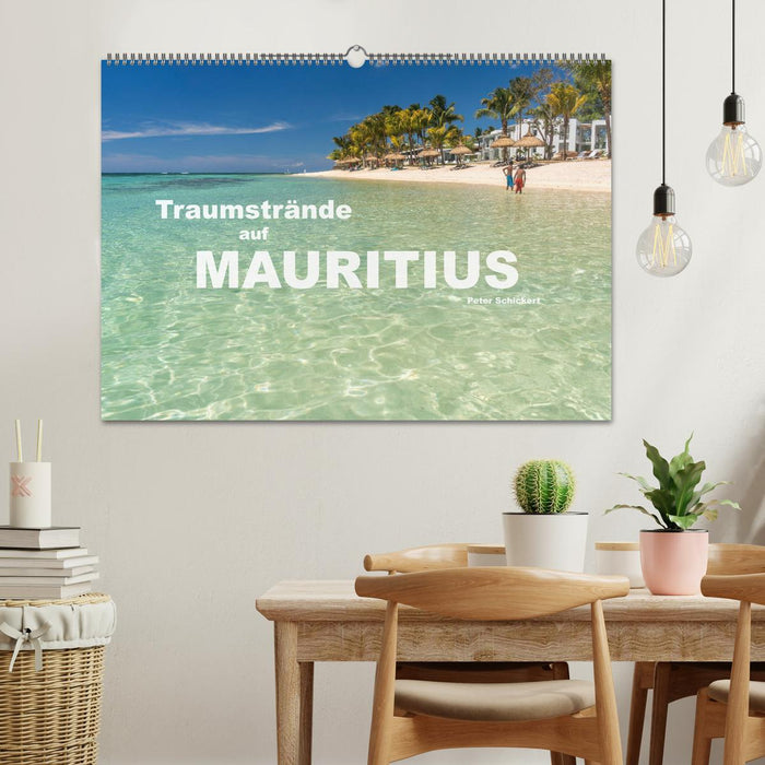 Traumstrände auf Mauritius (CALVENDO Wandkalender 2024)