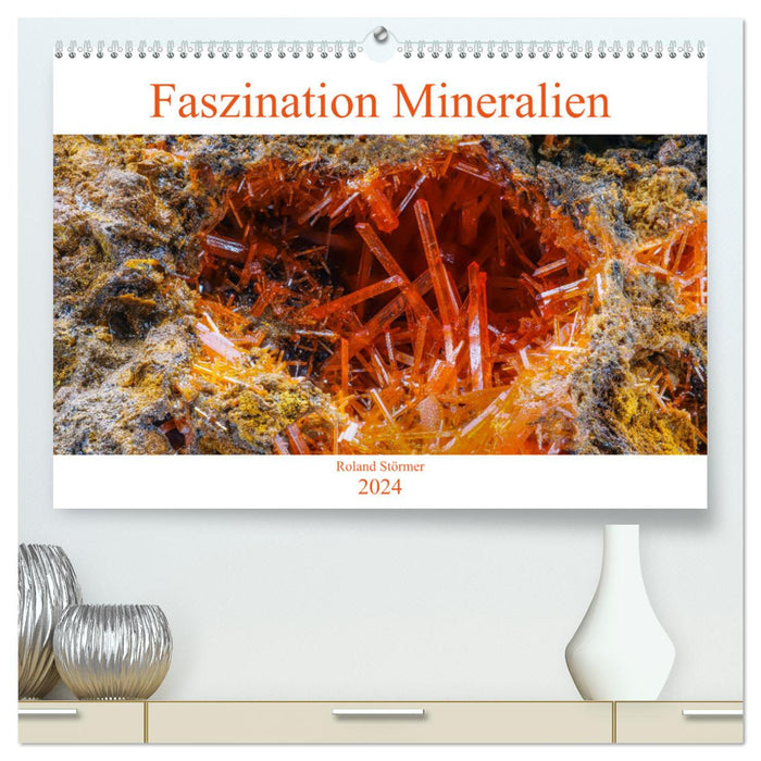 Faszination Mineralien (CALVENDO Premium Wandkalender 2024)