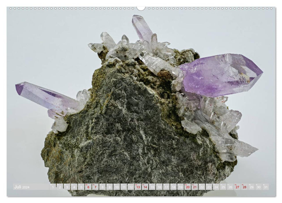 Faszination Mineralien (CALVENDO Premium Wandkalender 2024)
