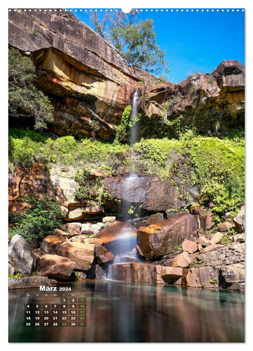 Waterfalls from all over the world (CALVENDO Premium Wall Calendar 2024) 