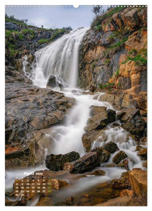 Waterfalls from all over the world (CALVENDO Premium Wall Calendar 2024) 