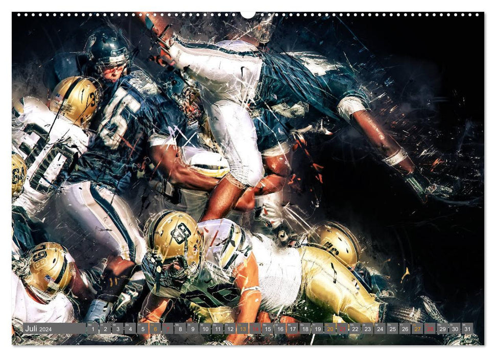 American Football - so cool (CALVENDO Premium Wandkalender 2024)