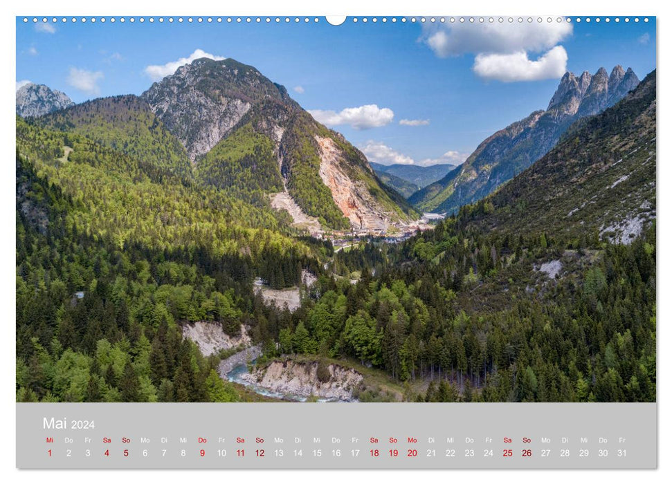Die Julischen Alpen (CALVENDO Wandkalender 2024)