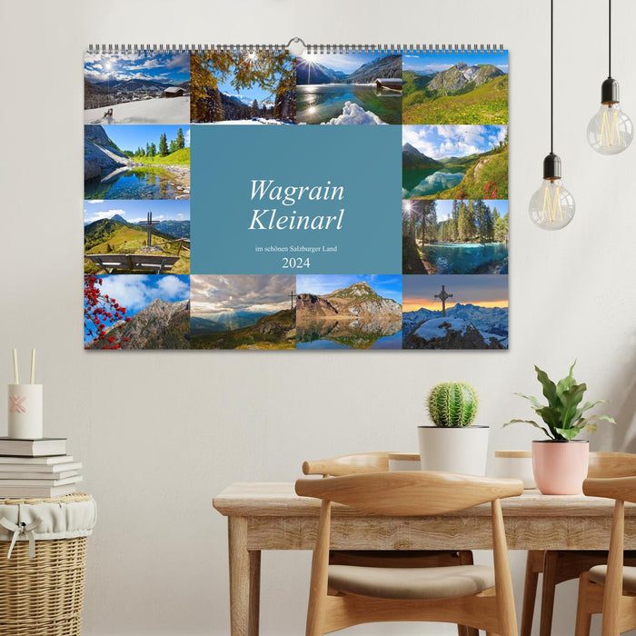 Wagrain Kleinarl im schönen Salzburger Land (CALVENDO Wandkalender 2024)
