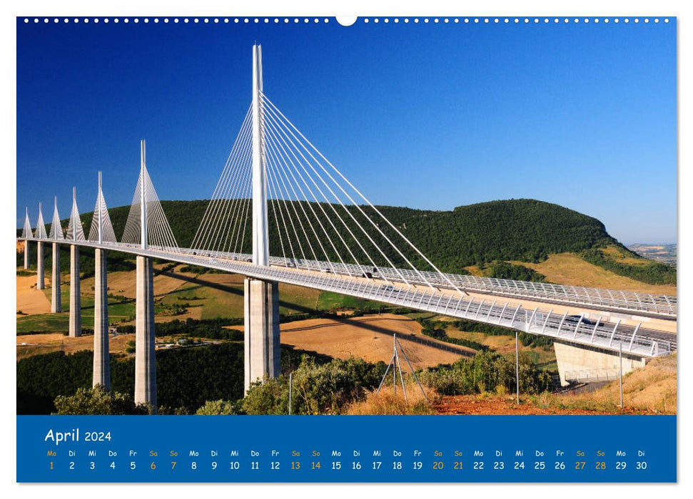Quer durch Südfrankreich (CALVENDO Premium Wandkalender 2024)