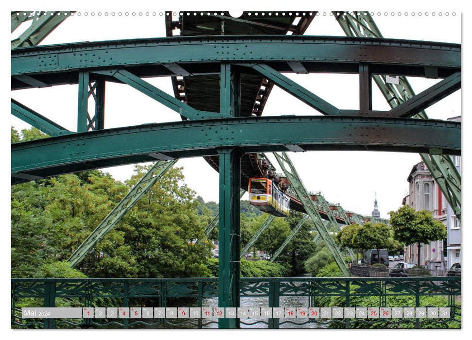 Wuppertal - Die Großstadt im Grünen (CALVENDO Premium Wandkalender 2024)