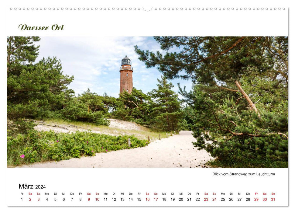 Panorama-Blick Fischland-Darss-Zingst (CALVENDO Premium Wandkalender 2024)