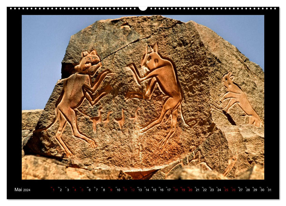 Durch die SAHARA - Libyens Wüsten (CALVENDO Premium Wandkalender 2024)