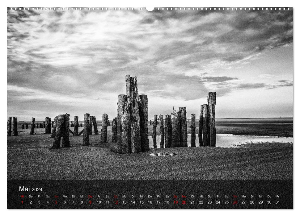 Wangerooge Noir (CALVENDO Wandkalender 2024)