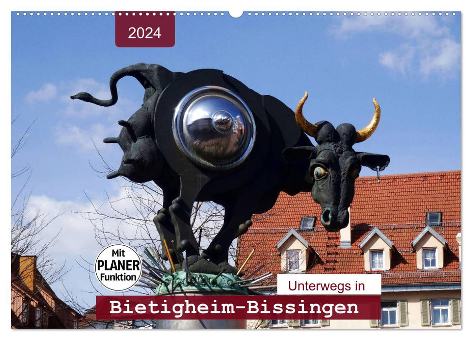 Unterwegs in Bietigheim-Bissingen (CALVENDO Wandkalender 2024)