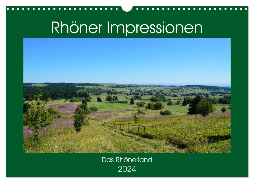 Impressions Rhön (calendrier mural CALVENDO 2024) 