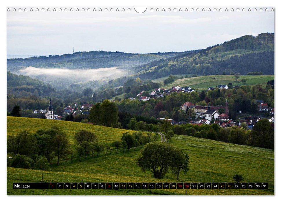 Impressions Rhön (calendrier mural CALVENDO 2024) 