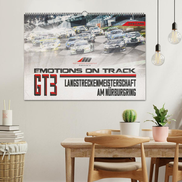 Emotions on Track - Langstreckenmeisterschaft am Nürburgring - GT3 (CALVENDO Wandkalender 2024)