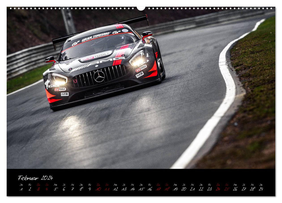 Emotions on Track - Langstreckenmeisterschaft am Nürburgring - GT3 (CALVENDO Wandkalender 2024)