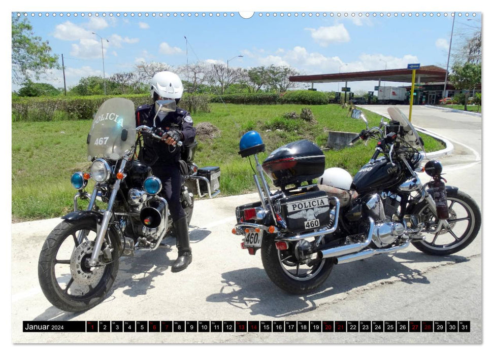 YAMAHA - Motorrad-Legenden (CALVENDO Wandkalender 2024)