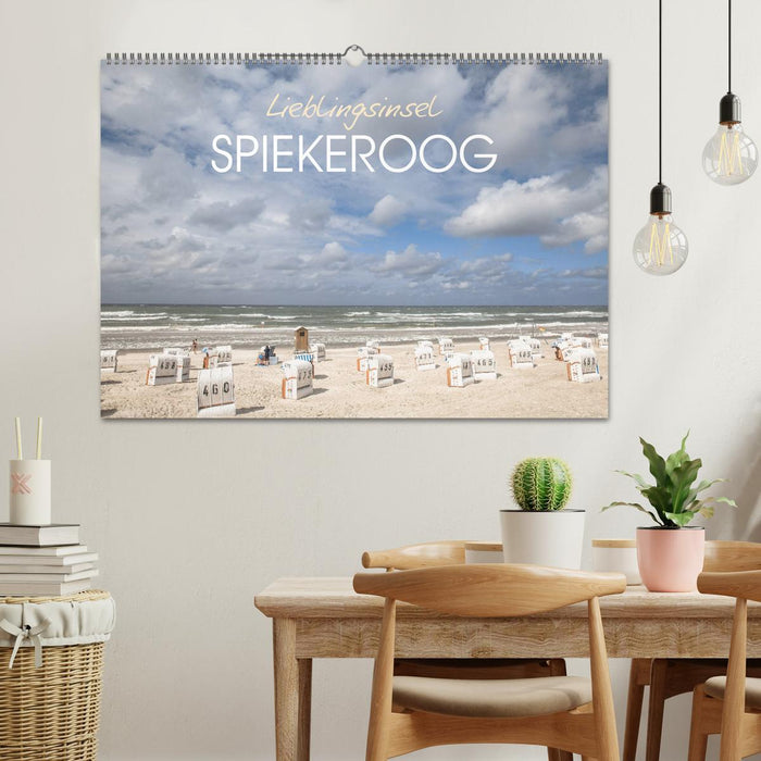 Lieblingsinsel Spiekeroog (CALVENDO Wandkalender 2024)