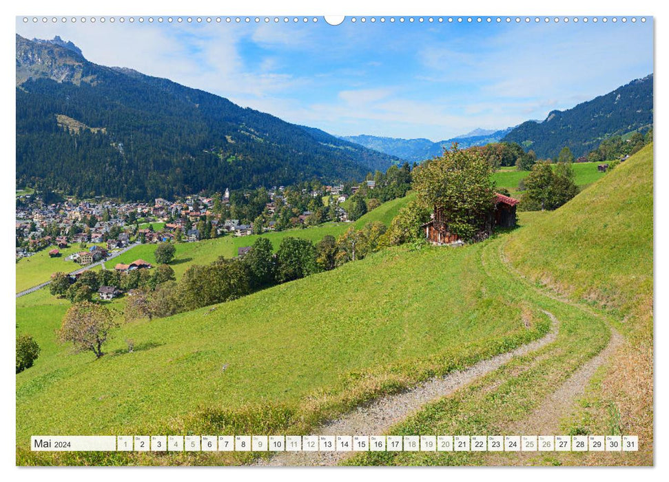 Graubündner Landschaften 2024 (CALVENDO Wandkalender 2024)
