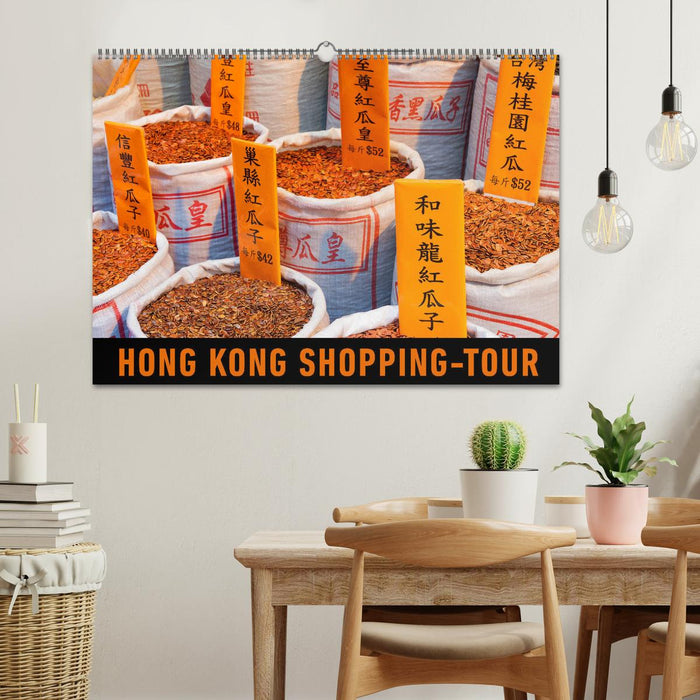 Hong Kong Shopping-Tour (CALVENDO Wandkalender 2024)