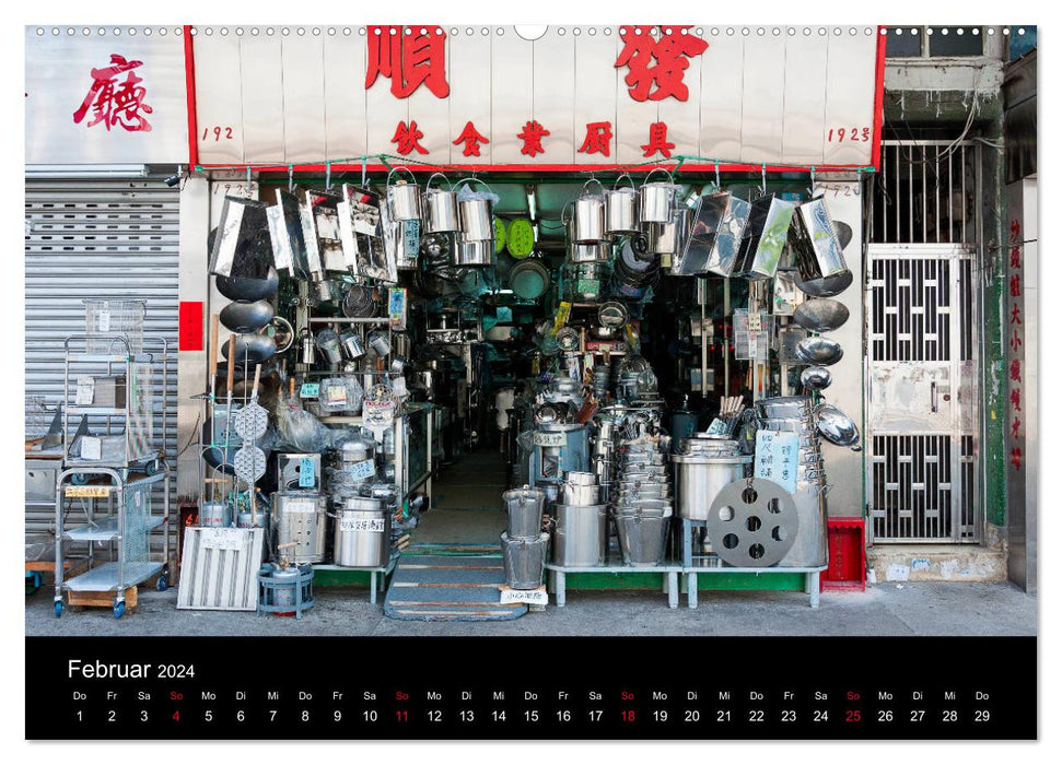 Hong Kong Shopping-Tour (CALVENDO Wandkalender 2024)