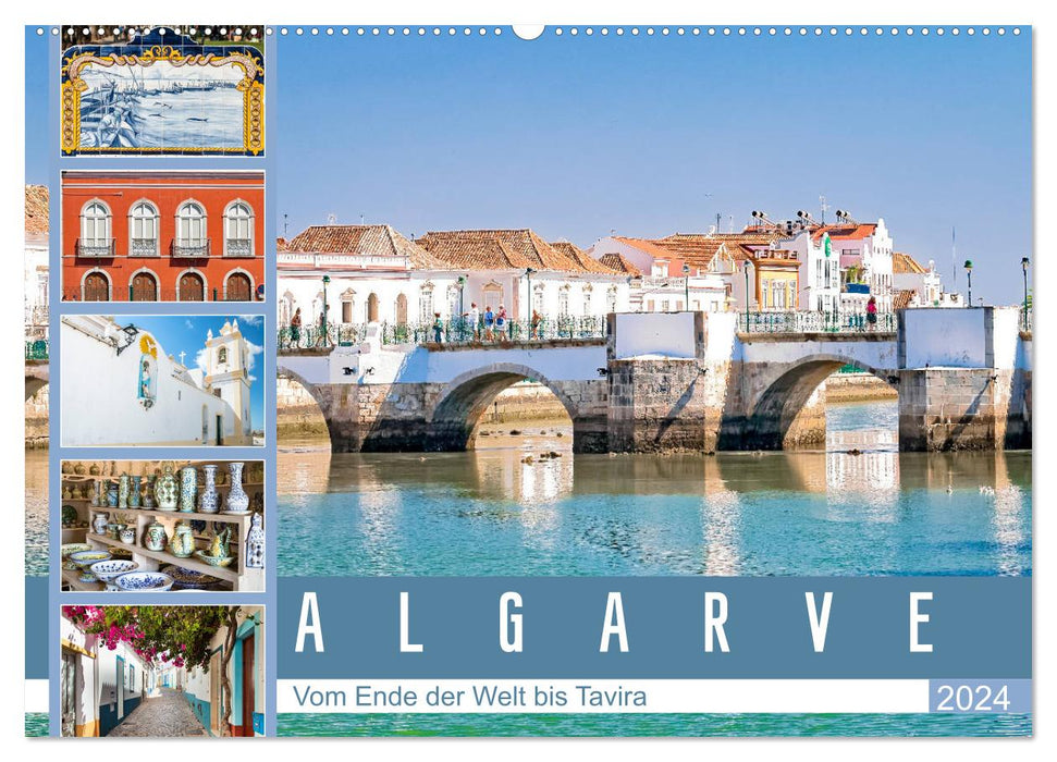 Algarve - Vom Ende der Welt bis Tavira (CALVENDO Wandkalender 2024)