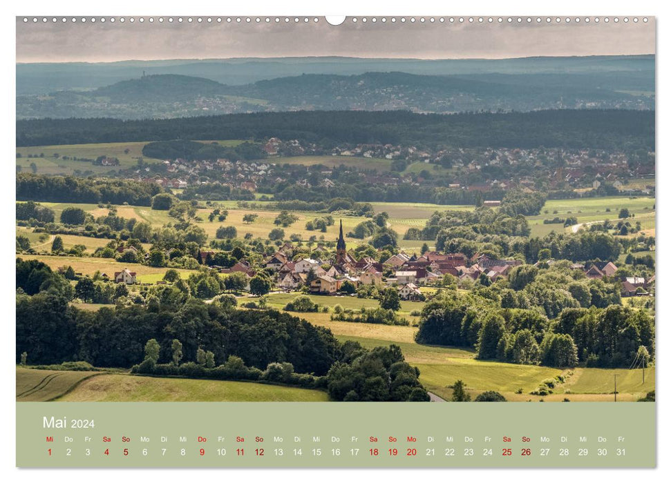 Schöne Aussichten in die Fränkische Schweiz (CALVENDO Premium Wandkalender 2024)