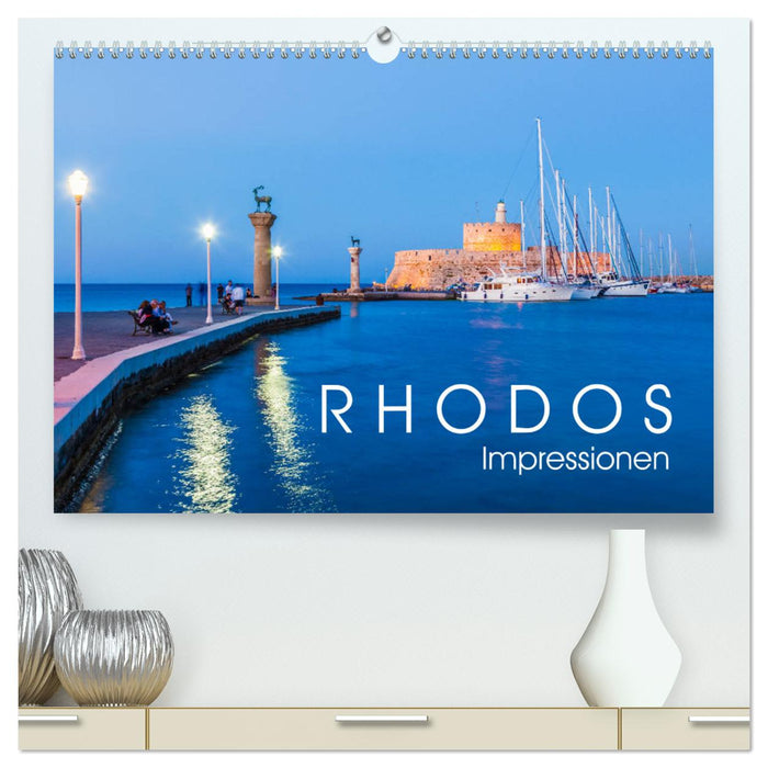 RHODOS Impressionen (CALVENDO Premium Wandkalender 2024)