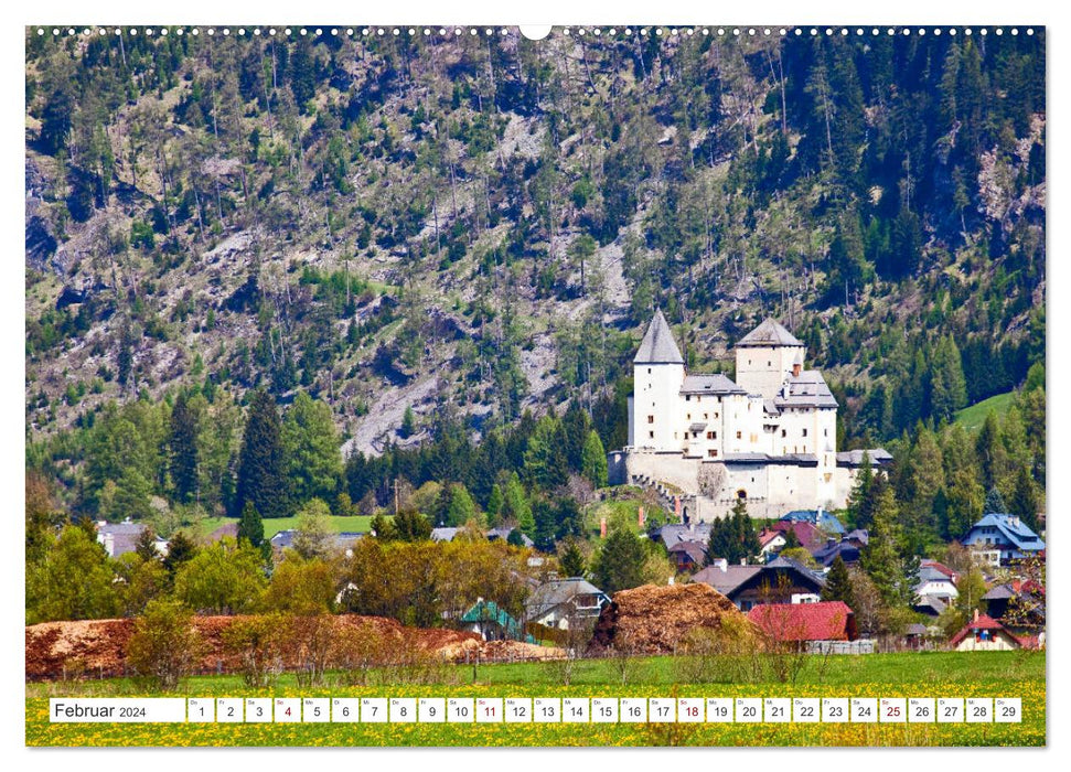 Ausflugsziele im Land Salzburg (CALVENDO Premium Wandkalender 2024)