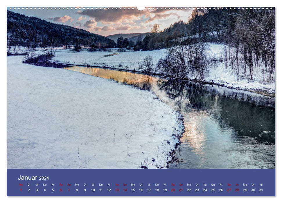 Schöne Aussichten in die Fränkische Schweiz (CALVENDO Wandkalender 2024)