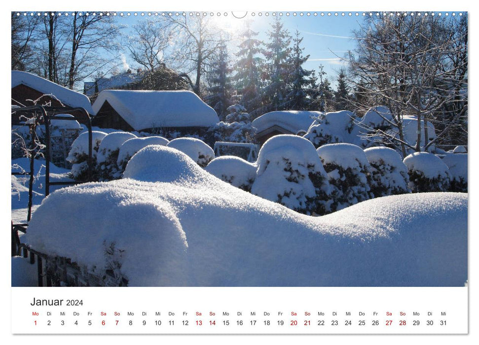 Annaberg - Hauptstadt des Erzgebirges (CALVENDO Wandkalender 2024)