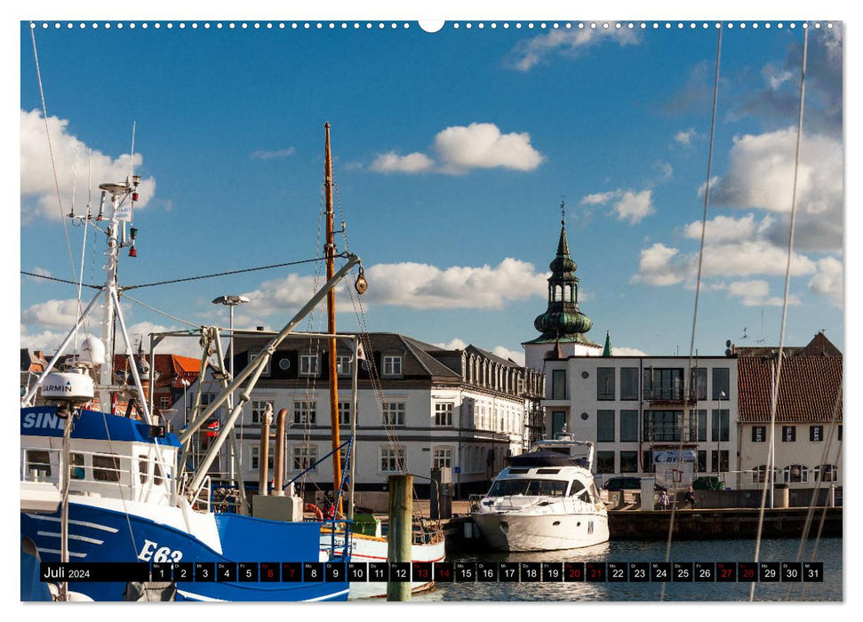 Dänemark zwischen Nordsee und Limfjord (CALVENDO Premium Wandkalender 2024)