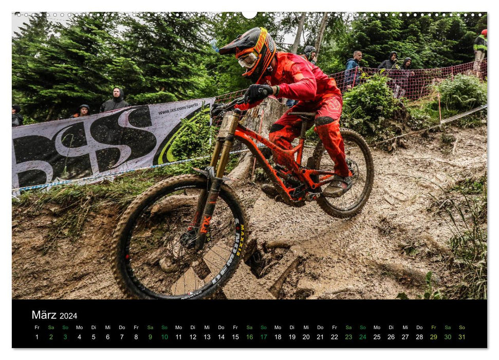 Downhill Racing 2024 (CALVENDO Premium Wall Calendar 2024) 