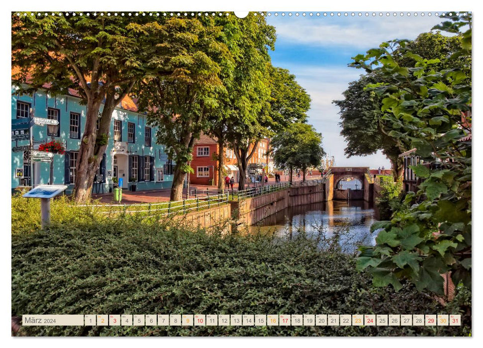 Reise an die Nordsee - Greetsiel (CALVENDO Premium Wandkalender 2024)