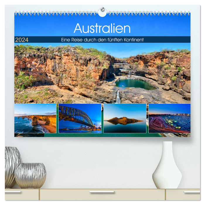 Australia - Travel The Gravel (CALVENDO Premium Wall Calendar 2024) 