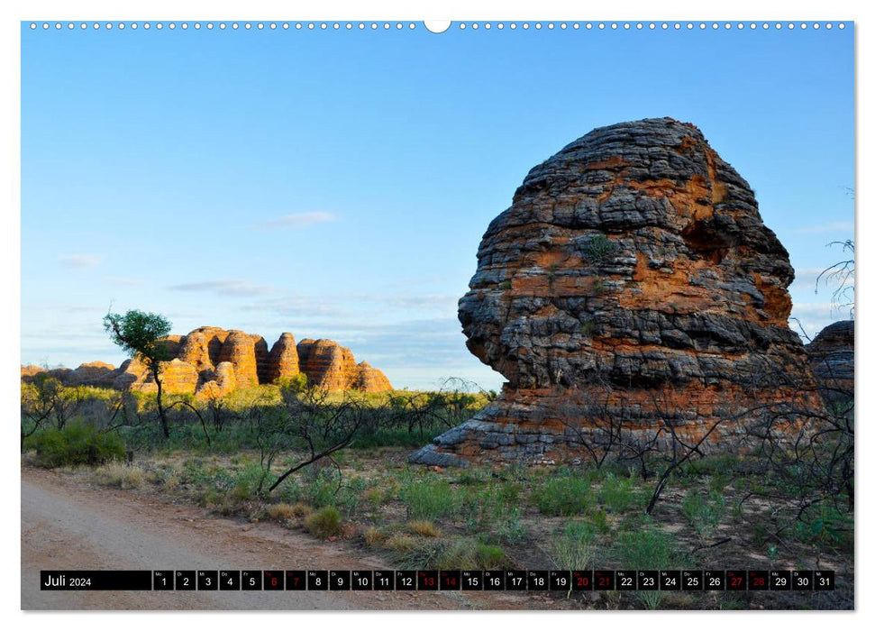 Australia - Travel The Gravel (CALVENDO Premium Wall Calendar 2024) 