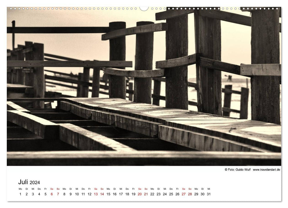 Sankt Peter-Ording. Ein Traum an der Nordsee (CALVENDO Premium Wandkalender 2024)