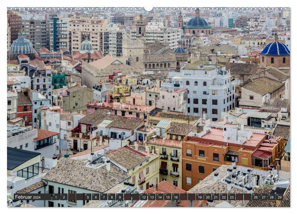 Valencia - City on Turia (CALVENDO Premium Wall Calendar 2024) 