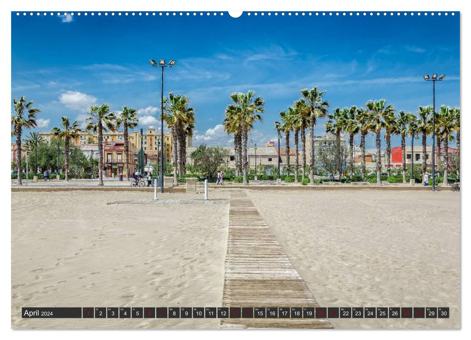 Valencia - City on Turia (CALVENDO Premium Wall Calendar 2024) 