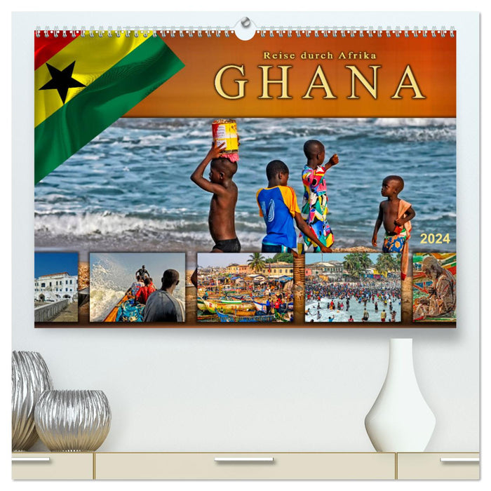 Reise durch Afrika - Ghana (CALVENDO Premium Wandkalender 2024)