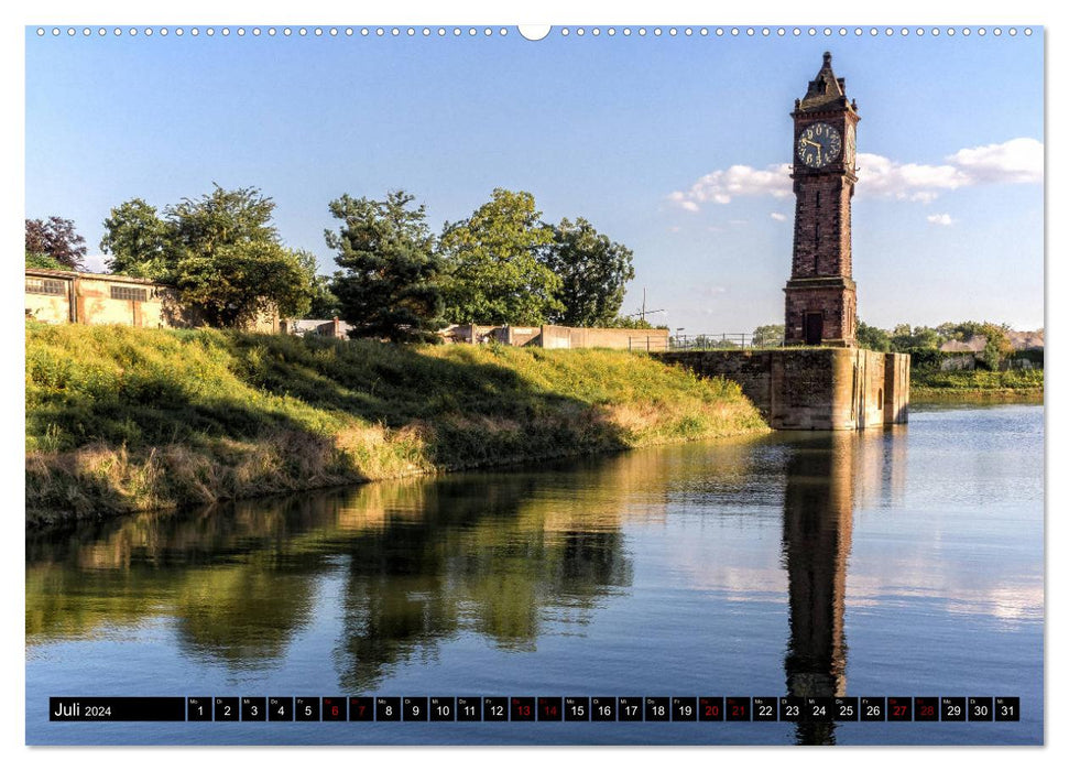 Ludwigshafen - Lebenswerte Stadt am Rhein (CALVENDO Premium Wandkalender 2024)