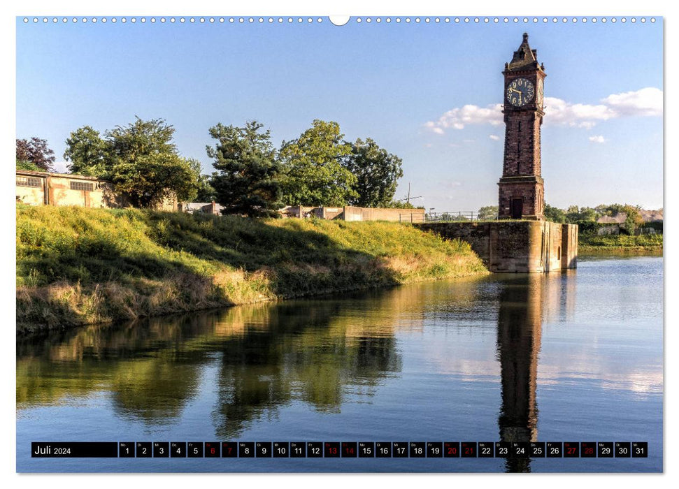 Ludwigshafen - Livable City on the Rhine (CALVENDO Premium Wall Calendar 2024) 